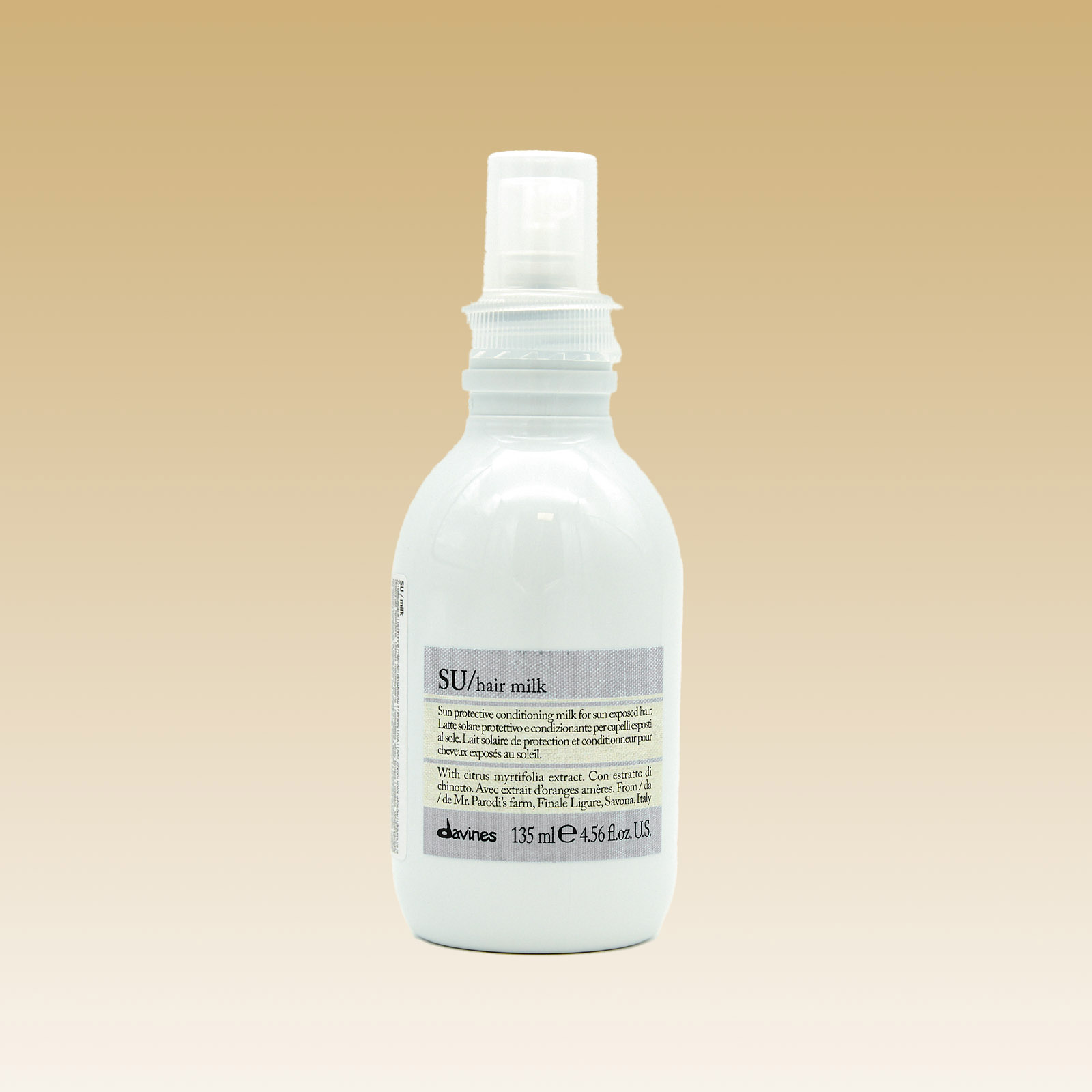 Davines su mleczko ochronne i zmiękczajace z filtrami uv 135 ml