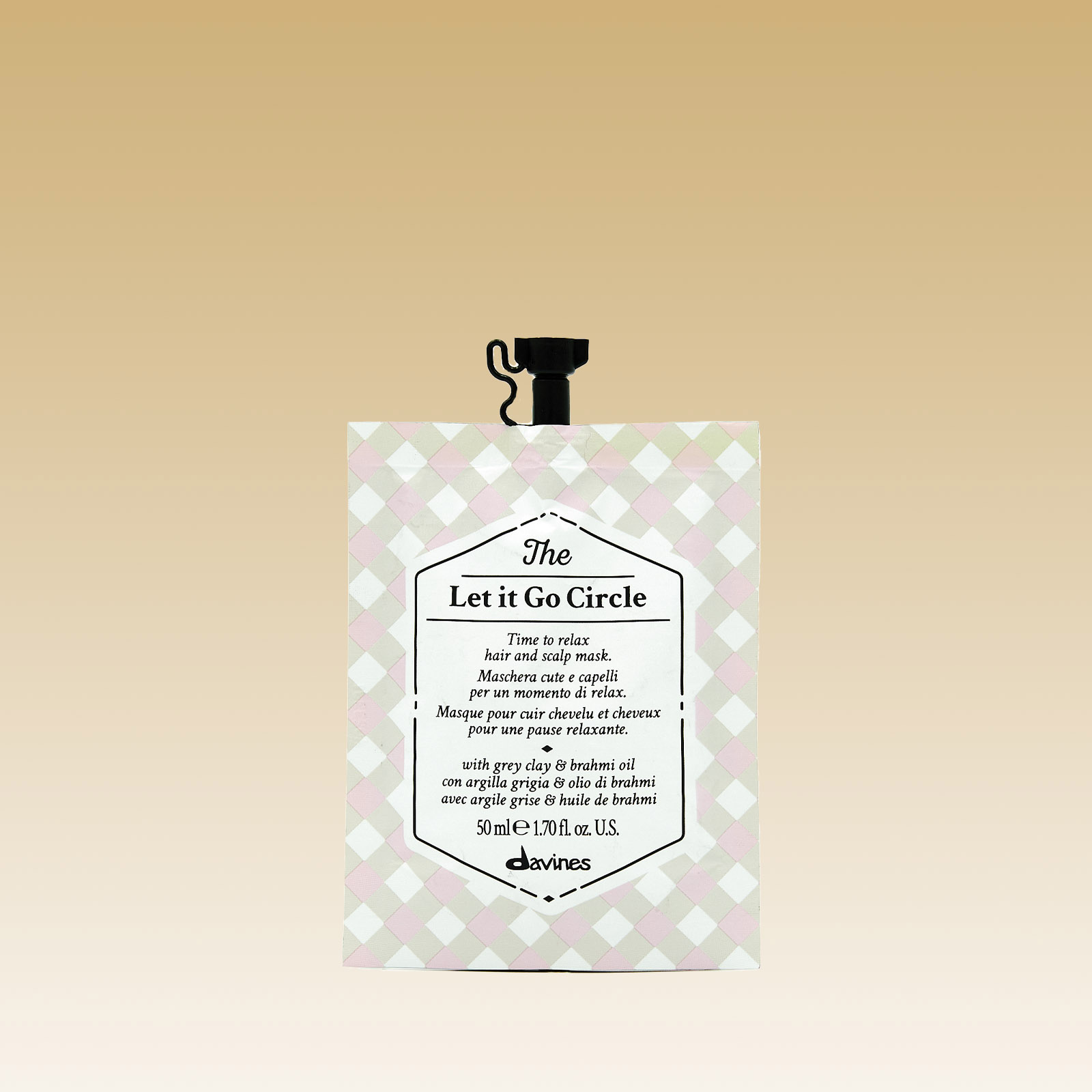 Davines relaksująca maska do włosów i skóry głowy the let it go circle 50 ml