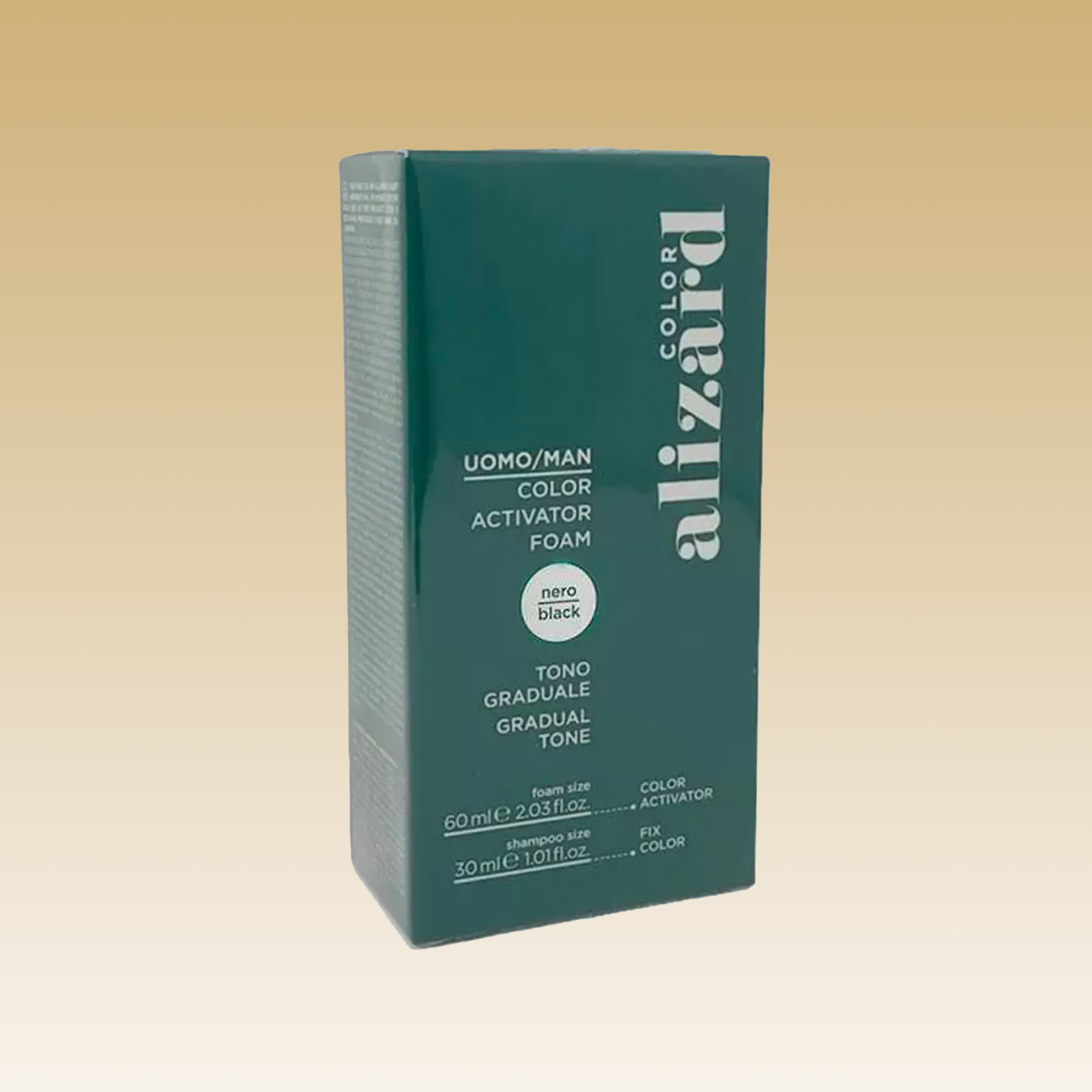 Science alizard trychologiczny odsiwiacz do włosów w piance, stopiowy efekt odsiwiania kolor czarny